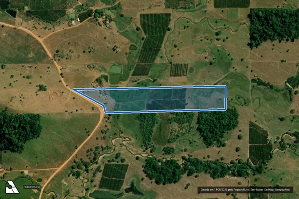Imagem de satélite de LOTE 16-B, GLEBA 06, GLEBA RIO BRANCO, SETOR RIO BRANCO III - PARTE 1 em Nova Brasilândia D'Oeste - RO