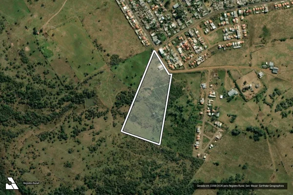 Imagem de satélite de Santo Antonio - Parte 1 em Quaraí - RS