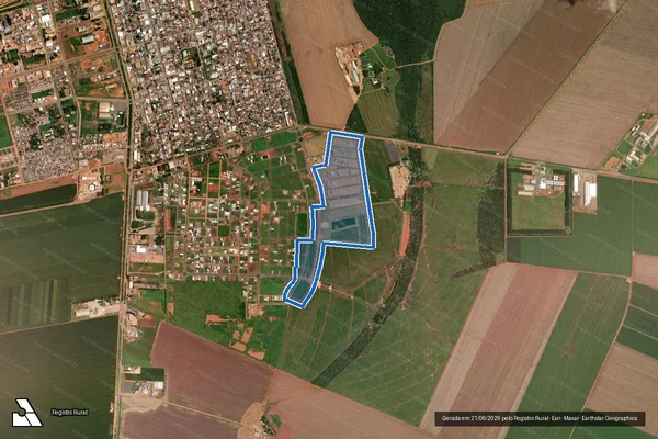 Imagem de satélite de FAZENDA CAMPO NOVO PARTE 1 - Quinhão 3 em Campo Novo do Parecis - MT