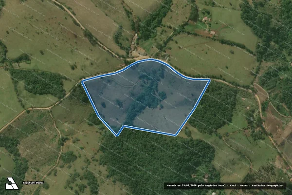 Imagem de satélite de PINHAL GRANDE LOTE 01 e LOTE 02 - Matrícula 13.272 e 13.273 em Rio Branco do Sul - PR