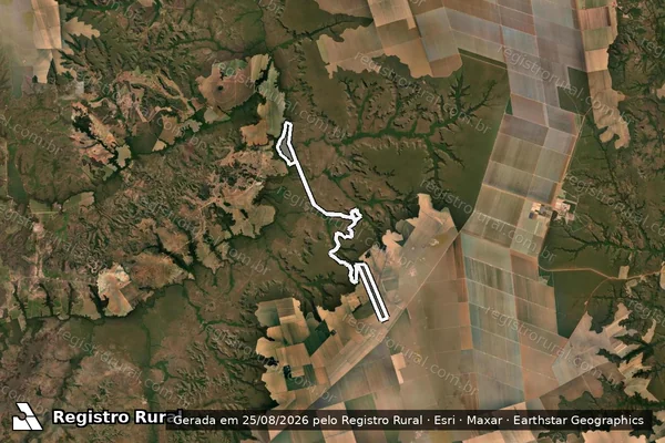 Imagem de satélite de FAZENDA RIO MUTUM em Balsas - MA