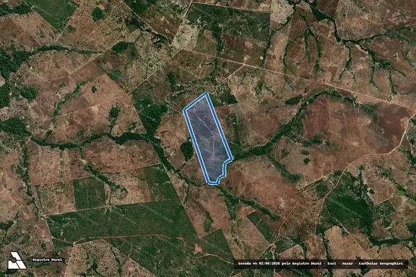 Imagem de satélite de LOTE 129 ? PROJETO DE ASSENTAMENTO CHICO MENDES - LOTE 129 ? PA CHICO MENDES em Crixás - GO