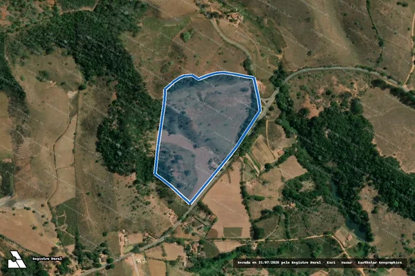 Imagem de satélite de FAZENDA MONJOLOS - Parte 1 em Virginópolis - MG