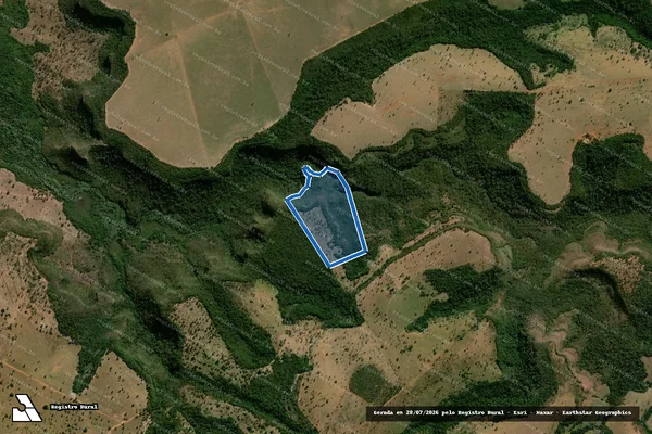 Imagem de satélite de FAZENDA SERRA ALTA QUINHÃO 2B - Parte 2 em Costa Rica - MS