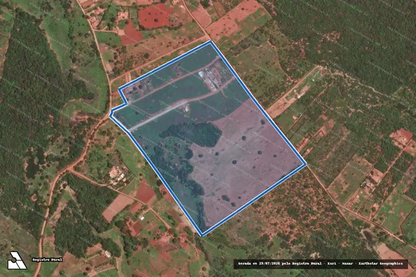 Imagem de satélite de FAZENDA TAMBURILZINHO - Gleba 1 em Caculé - BA