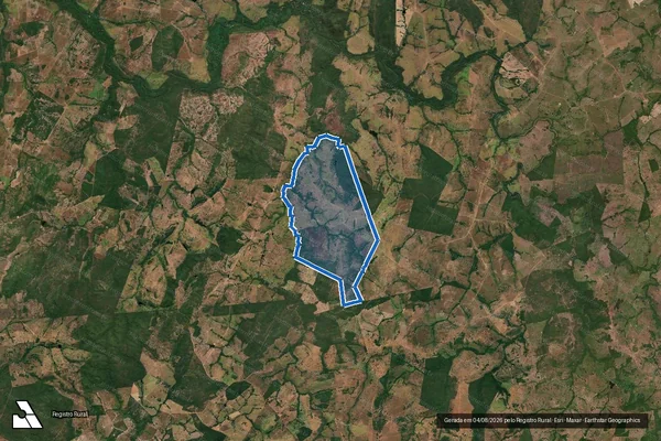 Imagem de satélite de FAZENDA ELDORADO - Parte 1 em Amaralina - GO
