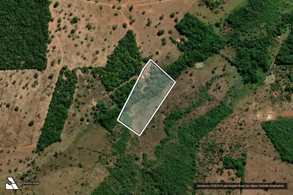 Imagem de satélite de FAZENDA PASSARINHO - Gleba 05 em Estreito - MA