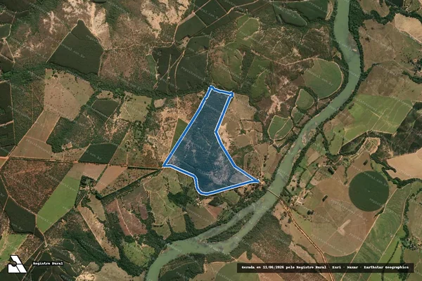 Imagem de satélite de FAZENDA CRUZEIRO - FAZ CRUZEIRO em Abaeté - MG