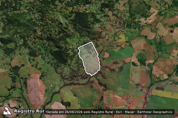 Imagem de satélite de Sucessão de Brasil Mendes de Vargas em São Luiz Gonzaga - RS