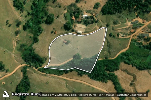 Imagem de satélite de Sítio Bocaina do Rio Doce - Parte 2 em Itobi - SP
