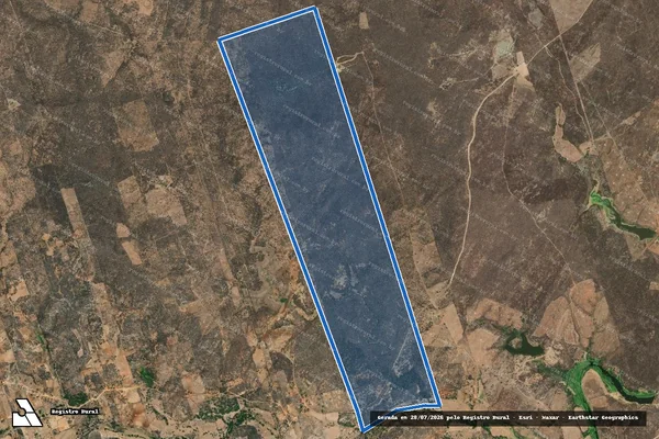 Imagem de satélite de FAZENDA CAIRARA ALMAS em Boa Viagem - CE