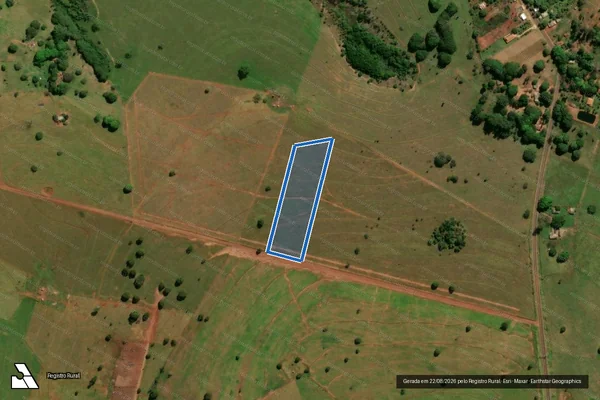 Imagem de satélite de Fazenda Córrego da Anta - Parcela 2 - GLEBA 07 em Jaraguari - MS