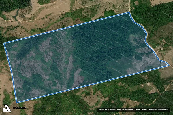 Imagem de satélite de FAZENDA DUAS ÁGUAS - LOTE 17 PARCELA I - GLEBA 74 - em Uruará - PA