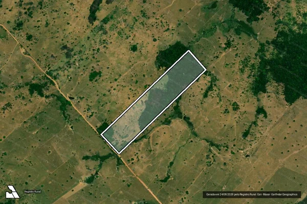 Imagem de satélite de Lote 30-R da Gleba 16-C do PICOP - Parcela 1 em Ouro Preto do Oeste - RO