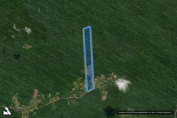 Imagem de satélite de Lote 113 - PA Canoas  - Parte 1 em Presidente Figueiredo - AM