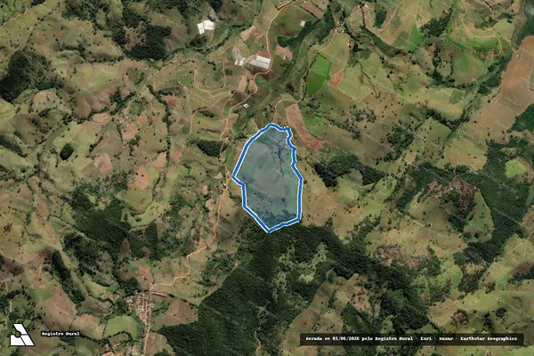Imagem de satélite de Fazenda Nogueira - Parcela 1 em Consolação - MG