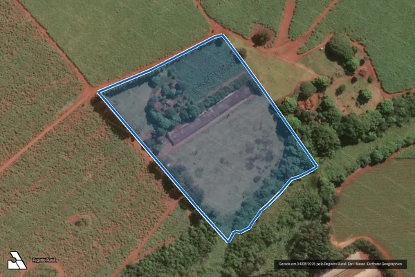 Imagem de satélite de SITIO ESPERANÇA - em Ituverava - SP
