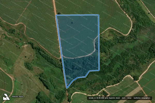 Imagem de satélite de Fazenda São Mariano em Lins - SP