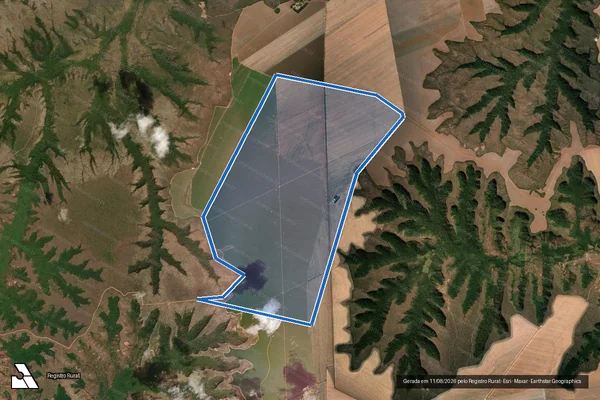 Imagem de satélite de Fazenda Flor do Tempo - Parte 1 em Balsas - MA
