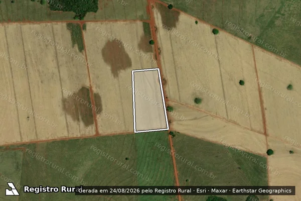Imagem de satélite de Fazenda Onça - PARCELA 03 em Indiaporã - SP