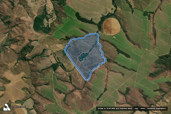 Imagem de satélite de FAZENDA VEADOS - PARCELA 01 em Sacramento - MG