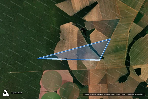 Imagem de satélite de FAZENDA VANZELLA IV  - FAZENDA VANZELLA IV em Nova Ubiratã - MT