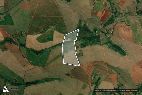Imagem de satélite de FAZENDA BOTAFOGO II - Parte 1 em Itaju - SP