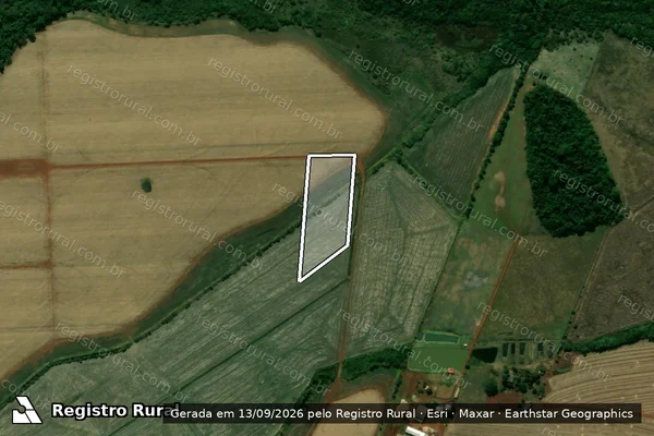 Imagem de satélite de Fazenda Campos da Vacaria ? Gleba A - LOTE 50 em Rio Brilhante - MS