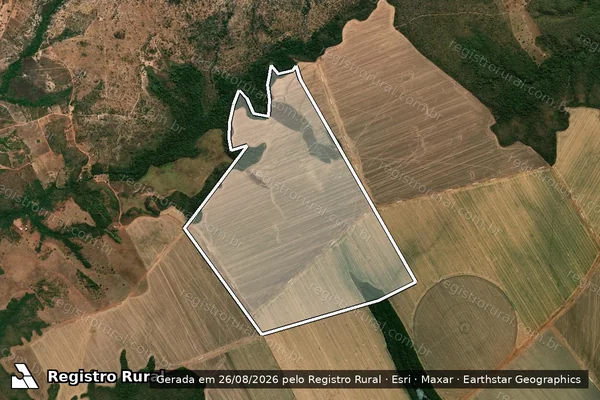 Imagem de satélite de FAZENDA MATUSALÉM V- DATA MIMOSO - 001 em Riachão - MA