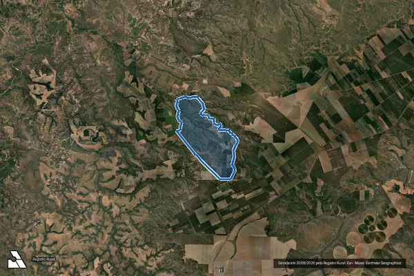 Imagem de satélite de FAZENDA PALMEIRAS (STA. EFIGÊNIA II) - Parte 1 em João Pinheiro - MG