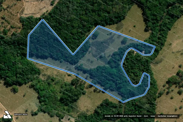 Imagem de satélite de FAZENDA LAGES E CUBATÃO - GLEBA 02 - GLEBA 02 em Pires do Rio - GO