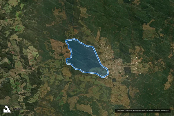 Imagem de satélite de POCINHO - Lote Gleba A em São Cristóvão do Sul - SC