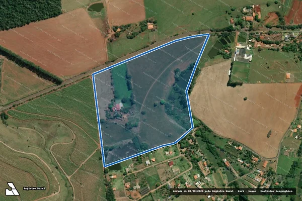 Imagem de satélite de ESTÂNCIA PARAÍSO DO SUL  - ESTÂNCIA PARAÍSO DO SUL em Santo Antônio da Platina - PR