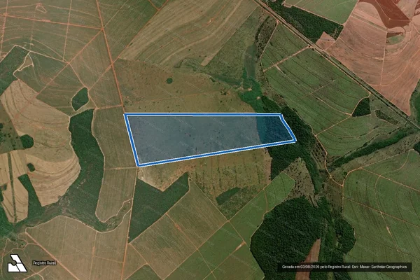 Imagem de satélite de Sitio Santa Terezinha do Menino Jesus - Parte 3 em Nova Alvorada do Sul - MS