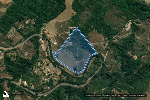 Imagem de satélite de Alto do Capão do Mel - Gleba B em Andradas - MG