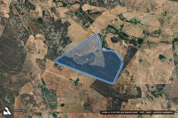 Imagem de satélite de Fazenda Cajueiro - Parte 2 em Guanambi - BA