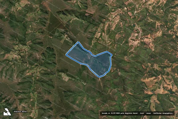 Imagem de satélite de SÍTIO CALIFÓRNIA - Parcela 1 em Salinas - MG