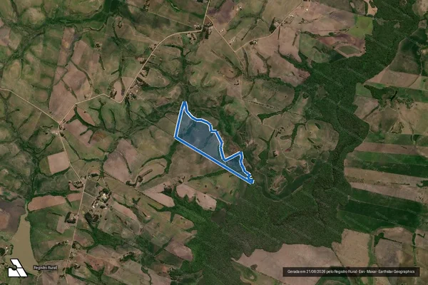 Imagem de satélite de Planta - PE Nasce uma Esperança - Lote 10 - Lote 10 em Hulha Negra - RS