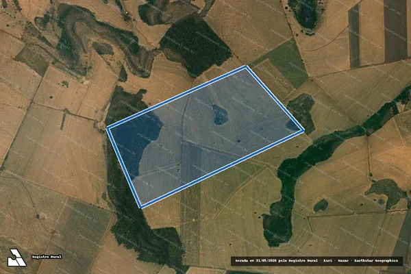 Imagem de satélite de FAZENDA BAIXADA ROXA - Gleba 04 em Capinópolis - MG