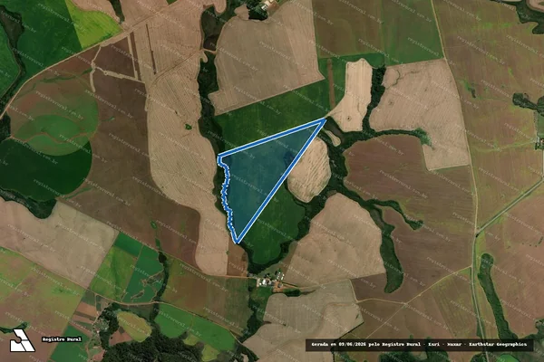 Imagem de satélite de FAZENDA INVERNADINHA ? INVERNADA VELHA ? ALTO SABIÁ ? LONTRÃO OU BRUACAS ? ENTRE RIOS E SÃO JOÃO - 001 em Guarapuava - PR