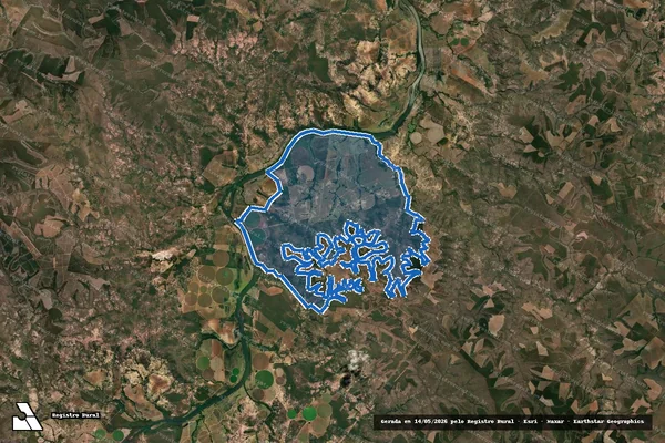 Imagem de satélite de FAZENDA SÃO FRANCISCO - Gleba 5 em Lassance - MG