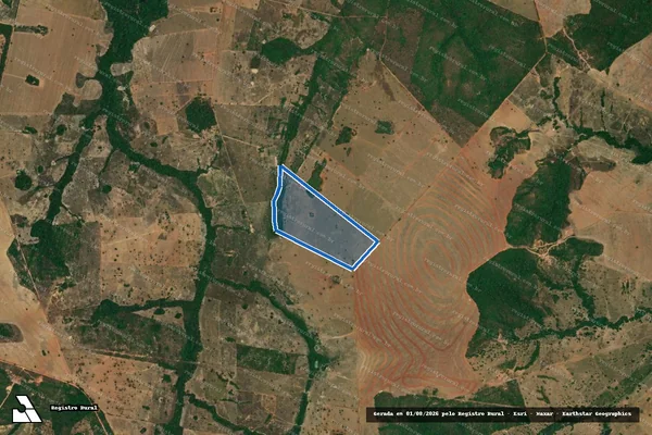 Imagem de satélite de LOTE 09 em Piranhas - GO