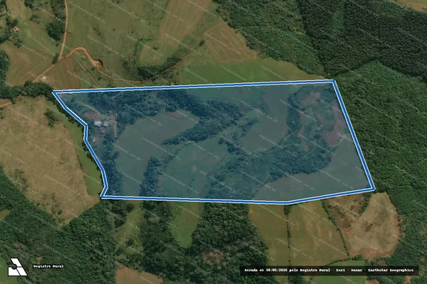 Imagem de satélite de Fazenda Barro Preto - Parte 1 em Anita Garibaldi - SC