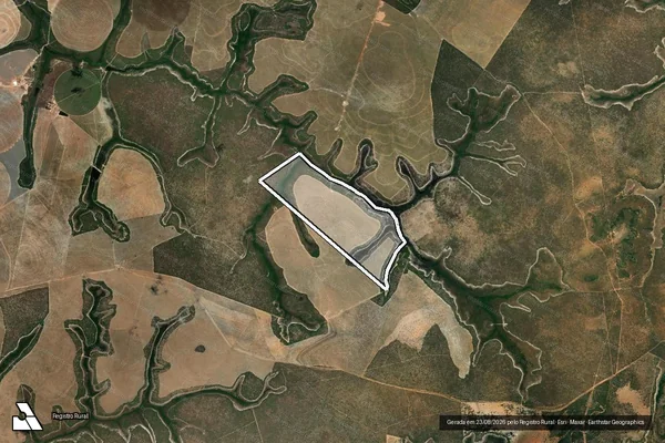 Imagem de satélite de FAZENDA BARREIRO - Parte 1 em Sítio d'Abadia - GO