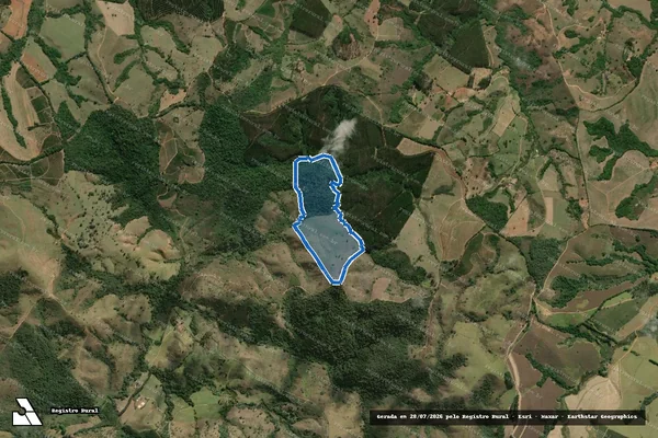 Imagem de satélite de Sítio Jacarandá - Sítio Jacarandá em Baependi - MG