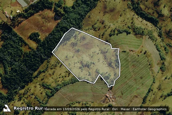 Imagem de satélite de FAZENDA VARGINHA - Parcela 1 em Bom Jardim da Serra - SC