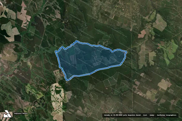 Imagem de satélite de Fazenda Entre Rios - Fazenda Entre Rios ? Gleba B em Angatuba - SP