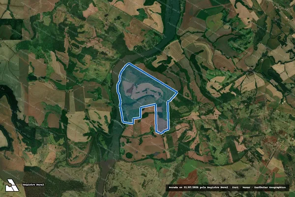 Imagem de satélite de ESTANCIA SANTA AMELIA II - Parte 1 em Assaí - PR