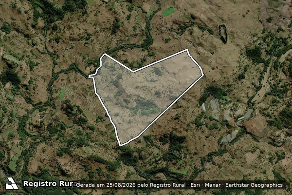 Imagem de satélite de Fazenda Portão - Matrícula 15903 em Urupema - SC