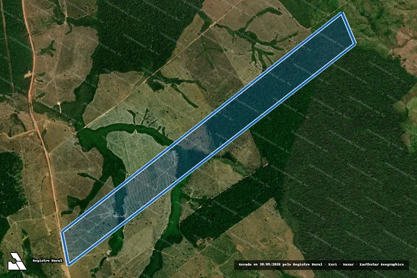 Imagem de satélite de FAZENDA CAJUEIRO - Parte 1 em Baião - PA